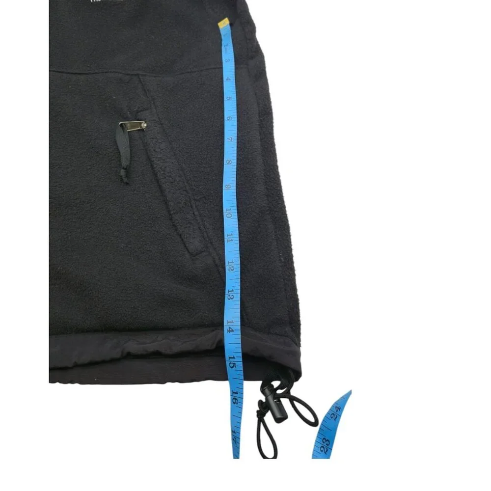 Vtg NORTH FACE Vest men L Black Fleece Half Dome Gorpcore USA Outdoor Camping - Picture 4 of 7